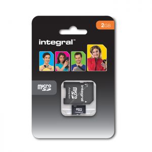 Karta pamięci Integral microSD 2 GB z adapterem