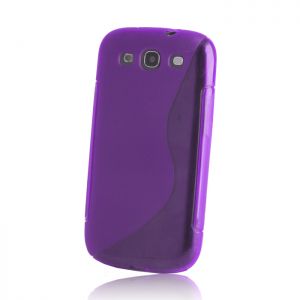 Nakładka S Case do Samsung i9500 Galaxy S4 fioletowa