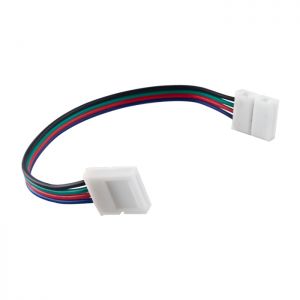 Złącze do taśmy LED RGB podwójne z przewodem