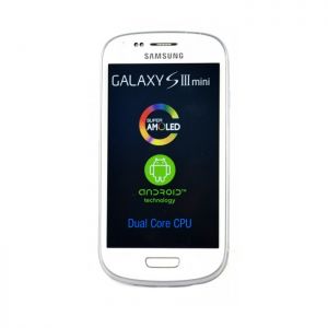 Digi + LCD moduł GH97-14204A do Samsung I8190 Galaxy S III mini biały oryginalny