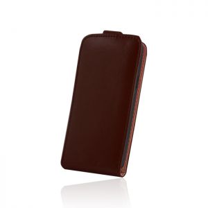 Pokrowiec Sligo PLUS New do Samsung G360 Core Prime brązowy