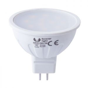 Żarówka LED GU5,3 11 LED SMD 2835 2 W 230 V biała zimna