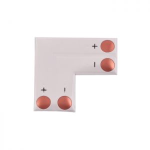 Złącze do taśm LED PCB 8mm 2 PIN typu L