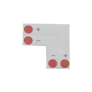 Złącze do taśm LED PCB 10mm 2 PIN typu L