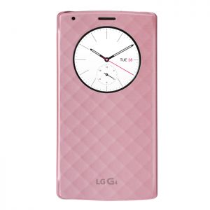 Etui LG QuickCircle CFR-100 AGEUPK do G4 różowe z ładowaniem indukcyjnym