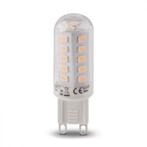 Żarówka LED G9 3W  230V ściemniana biała ciepła