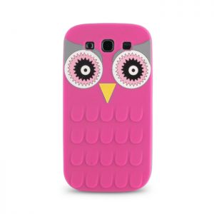 Nakładka Animal 3D Owl do Huawei Y5C/Y54/Honor Bee różowa