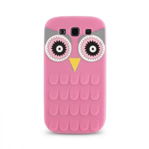 Nakładka Animal 3D Owl do Sony XA jasnoróżowa