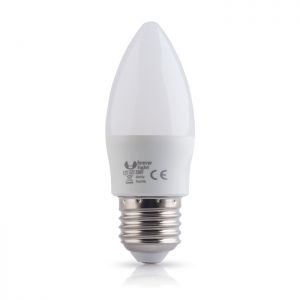 Żarówka LED E27 C37 7W 230V zimna 6000K