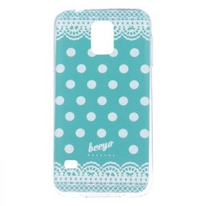 Nakładka Beeyo Spots & Dots do Samsung G900 Galaxy S5 zielona
