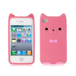 Nakładka Animal 3D Kitty do Huawei P8 Lite różowa