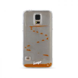 Nakładka Beeyo Diamond Drops do Samsung Galaxy S5 G900 pomarańczowa