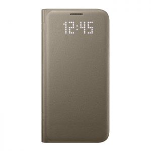 Samsung etui LED View Cover GalaxyS7edge złote