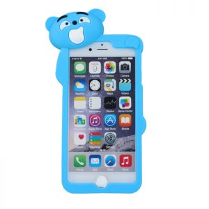 Nakładka Animal 3D Mr Bear do iPhone 6/6s niebieska