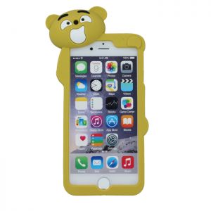 Nakładka Animal 3D Mr Bear do iPhone 5/5s/5se żółta