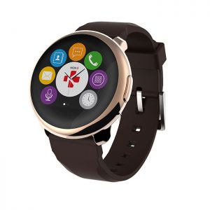 MYKRONOZ Smartwatch ZeRound różowo-złoto-brązowy