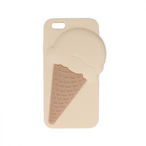 Nakładka Silicon3D Ice cream do iPhone 6/6s ecru