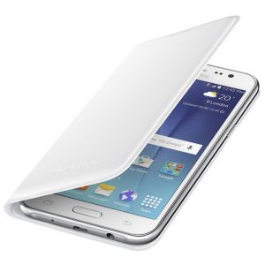 Samsung etui Flip Wallet J5 białe
