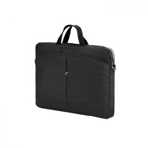 CONTINENT torba Simple Classic 15”-17” czarny CC-01 Black/Silver