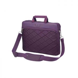 SUMDEX Torba Passage Slim Brief  PON-328VT(15”) fioletowa