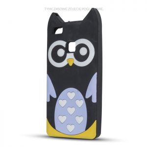 Nakładka Animal 3D Owlet do Samsung J1 2016 czarna
