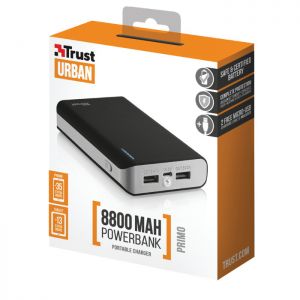 TRUST Powerbank Primo 8800 czarny