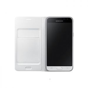 SAMSUNG Etui Flip Wallet J3 (2016) białe