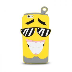 Nakładka Silikon 3D Cup do Huawei P8 Lite żółta