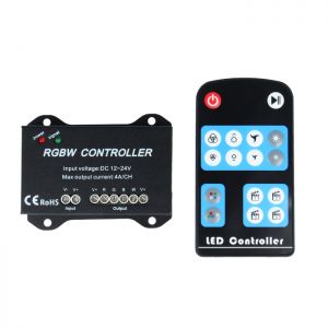 Sterownik do taśm LED RGB+W 192W RF 16 key, pilot RF
