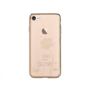 Nakładka DEVIA Lotus do iPhone 7 champagne gold