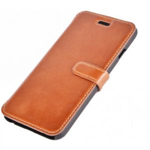 Samsung etui Leather Cover Galaxy S7 brązowe