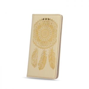 Pokrowiec Smart Stamp Dreamcatcher do ZTE Blade V7 Lite złoty