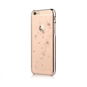 Nakładka DEVIA Flowery do iPhone 6/6S champagne gold