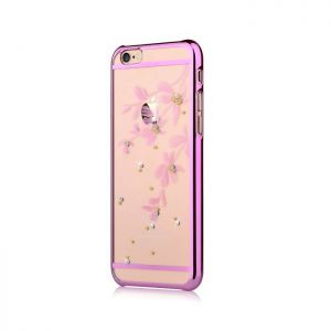 Nakładka DEVIA Flowery do iPhone 6/6S rose pink