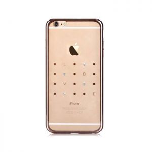 Nakładka DEVIA Love do iPhone 6/6S champagne gold