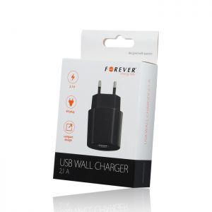 Ładowarka sieciowa USB 2A TC08 czarna