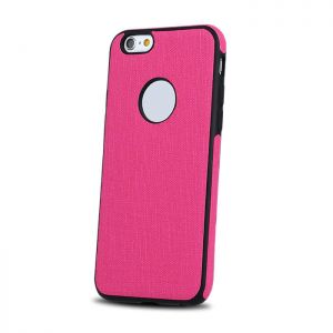 Nakładka GreenGo Cloth TPU do iPhone 6/6s różowa